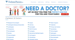 Desktop Screenshot of charlestonphysicians.com